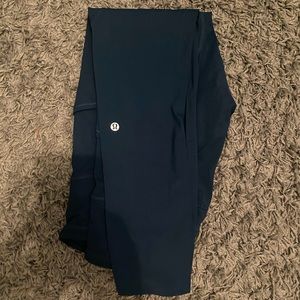 Blue Fast and Free 25” lululemon Leggings